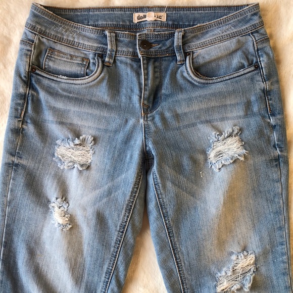 Dollhouse Distressed Jeans - Picture 1 of 7